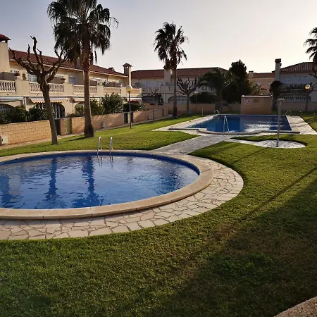 Vakantiehuis Relajante Casa Climatizada Parking Privado Y Cerca Del Mar Miami Playa